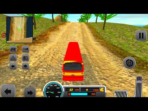 Uphill Offroad Bus Driving Simulator - New Bus Unlocked - Android iOS Gameplay
