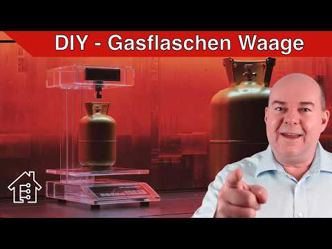 DIY Gas Bottle Scale for under $15 – perfectly integrated into Home Assistant! | #EdisTechlab