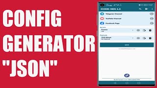CONFIG GENERATOR - Json Maker For Icode Plus Source #aideproject #configmaker #