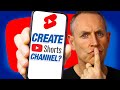 YouTube Shorts Create New YouTube Channel Or Upload To Existing YouTube Channel