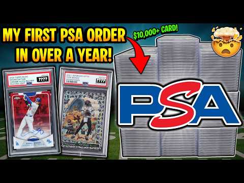 *PSA REVEAL!👀 MY FIRST GRADED SUBMISSION IN OVER A YEAR!😱