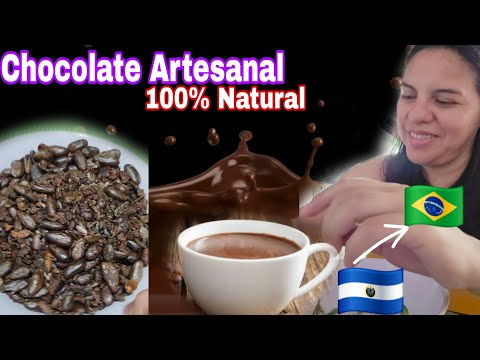 Preparando CACAO Salvadoreno para llevar a BRASIL 😃 Chocolate 100%  Artesanal 
