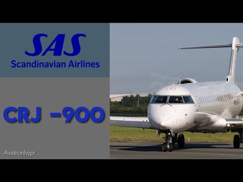 Miniatura de YouTube para Scandinavian Airlines Canadair (Bombardier) Regional Jet 900