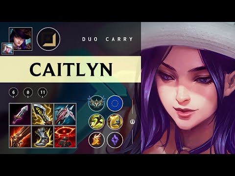 Caitlyn ADC vs Miss Fortune - EUW Challenger Patch 25.24