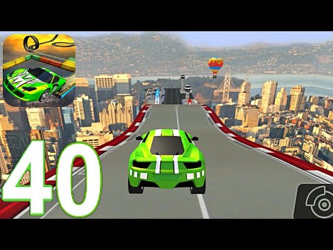Impossible Car Tracks 3D Huge Update #40 - New Update Green Car Driving New Stunt Mod (ios, Android)