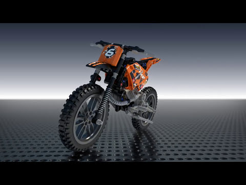 Vidéo LEGO Technic 42007 : La moto cross