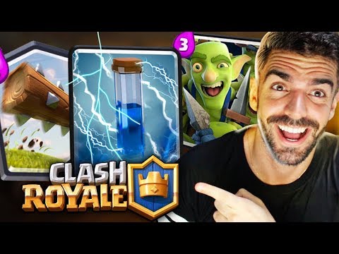 NOVO DECK ZAP BAIT + LOG BAIT NO CLASH ROYALE!