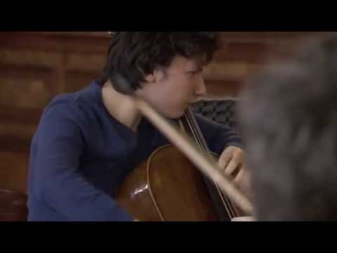 Edgar Moreau records Haydn Cello Concerto in C major III. Allegro Molto