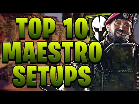 MAESTRO STILL OP?! The 10 BEST Maestro Site Setups in 2023 - Rainbow Six Siege