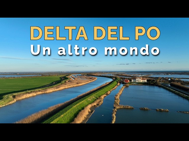 Immagini con il drone, Musica ed effetti sonori sul Delta del Po.