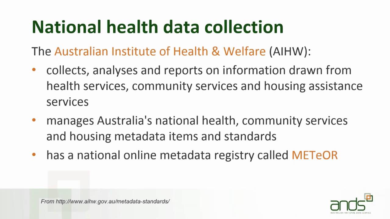 Standards for Medical Health Data