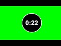 Green screen 30seconds timer // count down for YouTube video makers