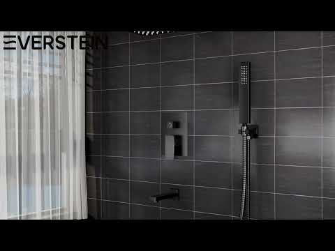 Discover the Value of M6603BI-B10BL: EVERSTEIN Affordable Rainfall Shower System 🚿✨