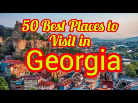 50 Best Places to Visit in Georgia (Europe) | Travel Video |with world travelers 4k reflexing music