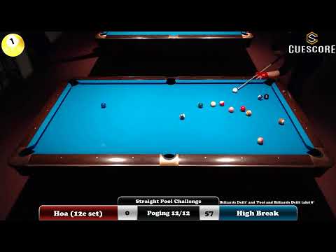 Straight Pool Challenge: Hoa (12e set)