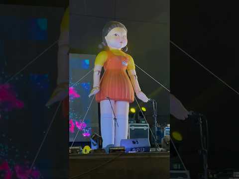 Juego del calamar en el parque ​Perú Fest (Kamila Bolivar )