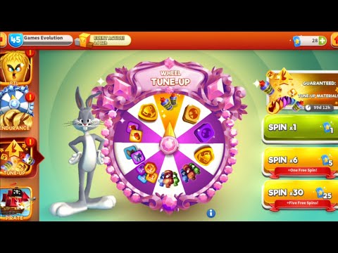 Looney Tunes World of Mayhem - WHEEL TUNE-UP With Jackpot Prize