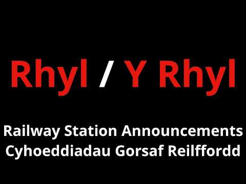 Rhyl Railway Station Announcements