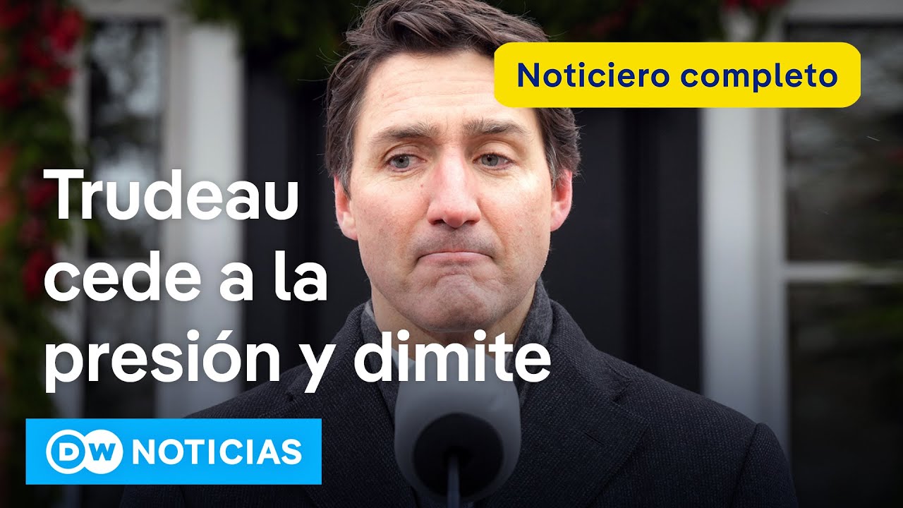 🔴 DW Noticias del 6 de enero: Renuncia Trudeau como primer ministro de Canadá [Noticiero completo]