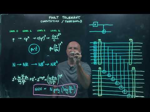 IQIS Lecture 8.15 — Fault-tolerant computation and threshold theorems