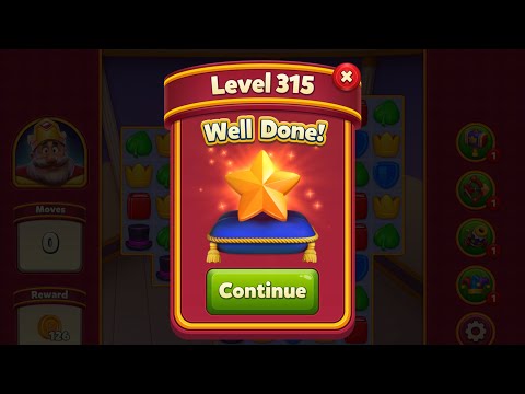 Royal Match - King Robert - Hard Level 315