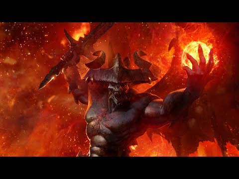 #50 Battle Report - Daemons of Chaos Vs Bretonnia & Wood Elves 11,000 points per side.  Epic Batle.