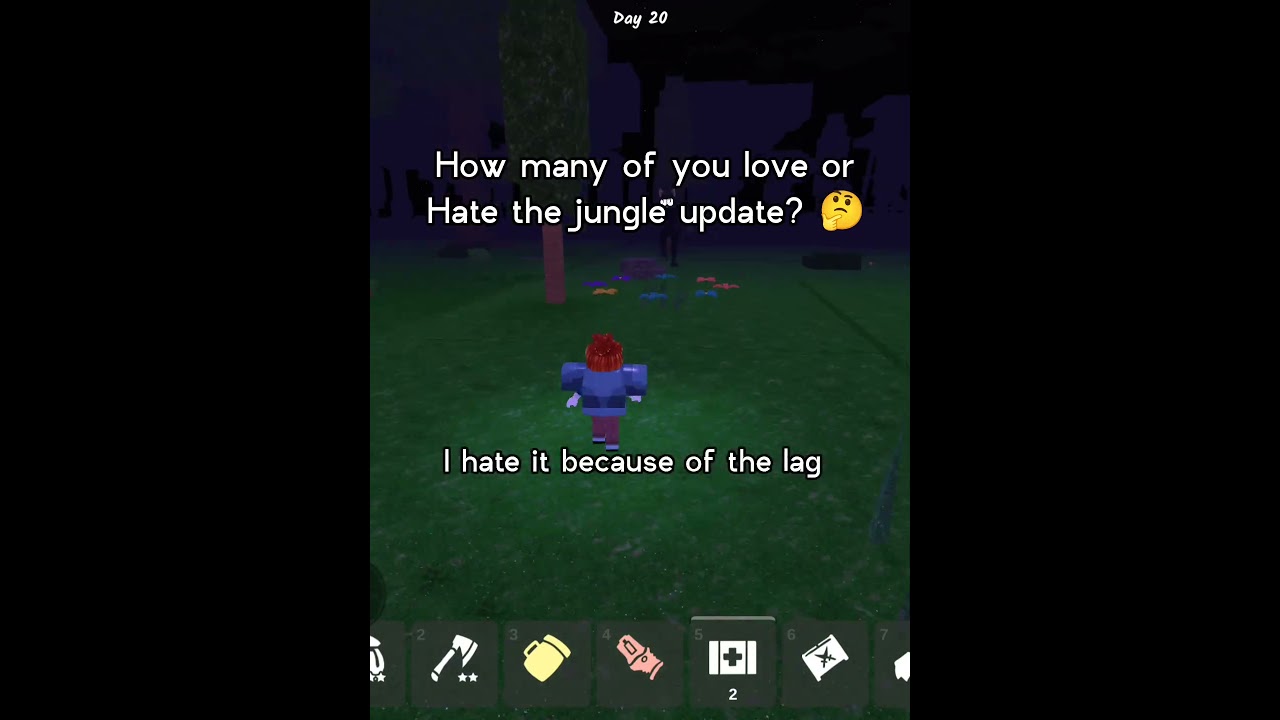 IT LAGS SM WHEN I GET THIS BIOME.  #roblox #99nightintheforest #fypシ #funnygames