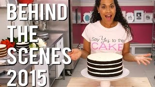 BEHIND THE SCENES of How To Cake It with Yolanda Gampp - 2015 Cakescraps!