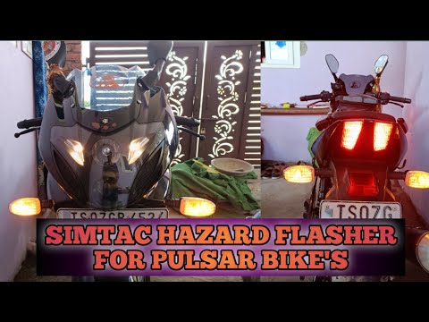 SIMTAC  HAZARD FLASHER FOR PULSAR 125/150/180/220 | PLUG & PLAY