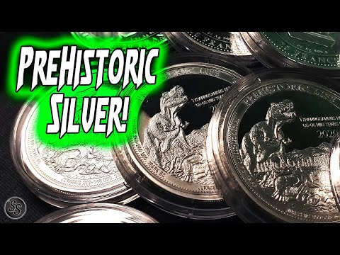 Prehistoric SILVER! 1oz Silver T-Rex Unboxing!