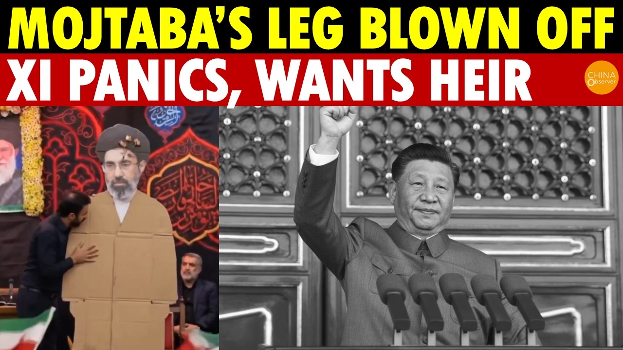 Iran’s Leader Mojtaba Khamenei’s Leg Blown Off! Xi Panics, Wants His Illegitimate Son to Succeed