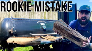 Offset Smoker - Rookie Mistake | Big Wood Splits