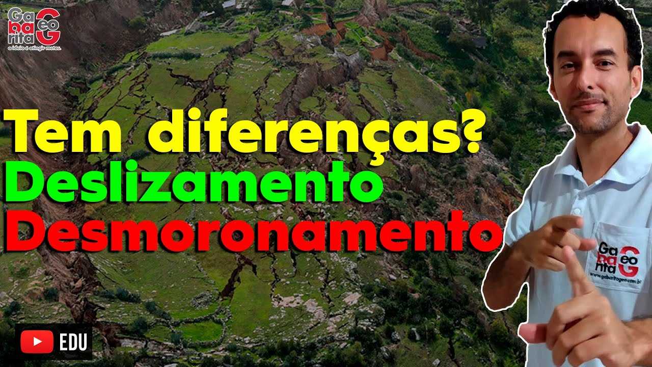 Quais as diferenças entre deslizamento de terra e desmoronamento? | Geografia