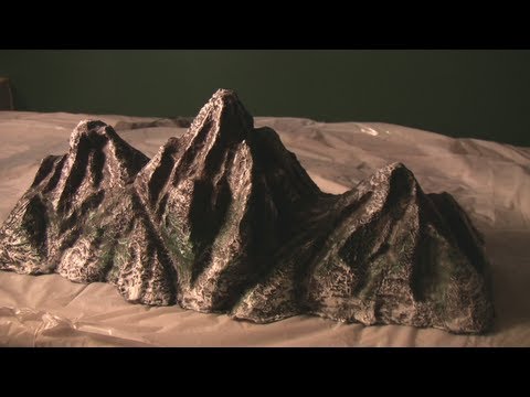 Mt Everest, Rocky Mountains Hot Wire model making