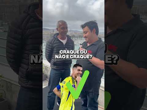 É craque ou não é craque com: ROMÁRIO! 🔥 se liga nessa resenha com o baixinho #shorts