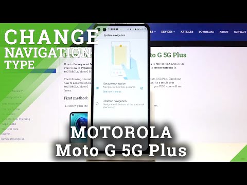 How to Enable/Disable Gesture Navigation in Motorola Moto G 5G Plus – Find Navigation Settings