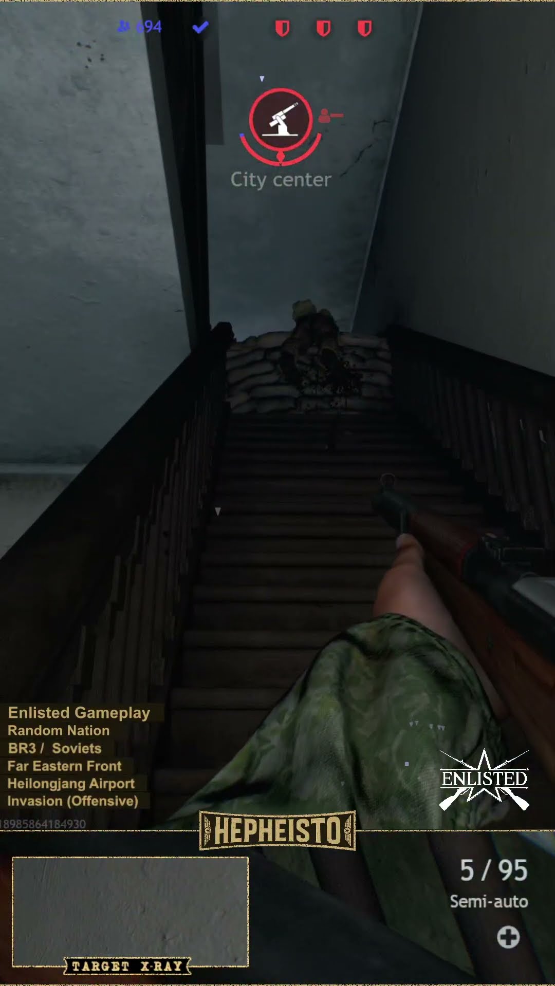 Engineer eliminates 5 enemies at once on objective with one Explosion Pack