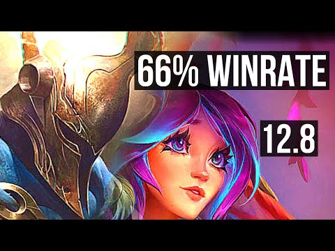 PANTHEON vs LILLIA (MID) | 66% winrate, 12/3/7, Dominating | NA Grandmaster | 12.8