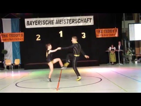 Akrobatikfinale A-Klasse: Anja Gentner & Christian Gartmeier