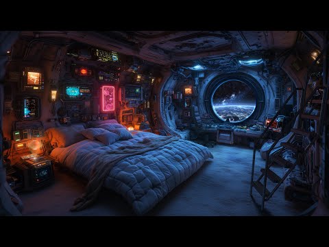 In Planetary Orbit | Living in Peaceful Space | Soothing Smooth Deep Rumble Space Sounds | 10 hours