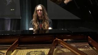 NAMM 2017 Robbie Gennet on the Yamaha CF 7ft grand