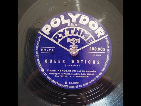 FLETCHER HENDERSON AND HIS ORCHESTRA – QUEER NOTIONS – Polydor 580.005