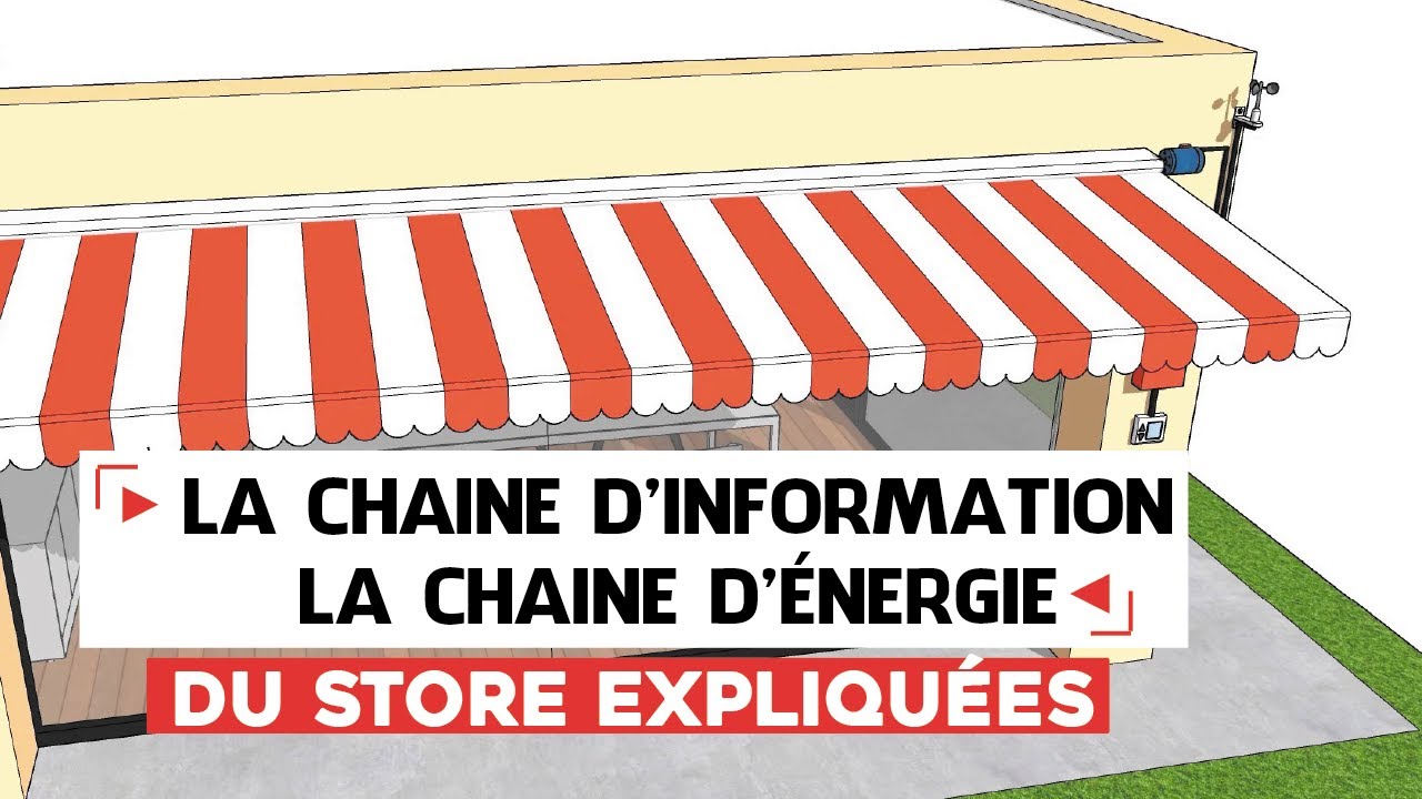La chaine d'énergie et la chaine d'information expliquées