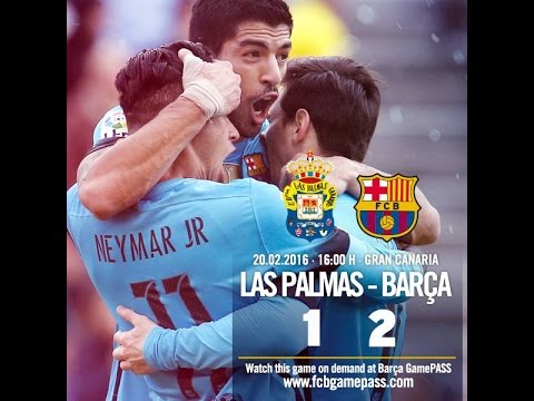 Lionel Messi vs Las Palmas (Visitante) 720p HD 20-02-2016