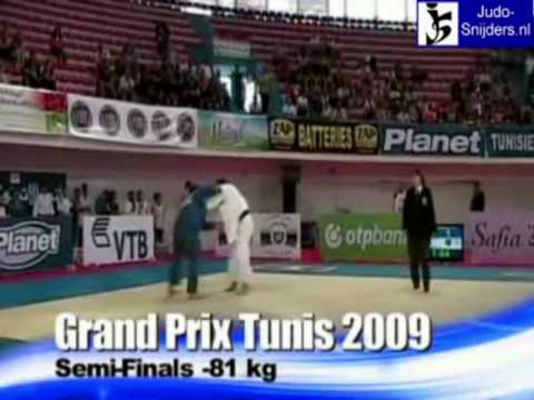 Judo 2009 Tunis: Khutsishvili (GEO) - Ebi (JPN) [-81kg].