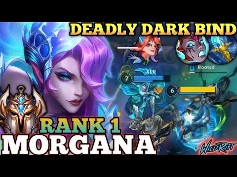 MORGANA ANNOYING STUN BURN DMG! PERFECT MIDLANE CONTROL - TOP 1 GLOBAL MORGANA BY XLR - WILD RIFT