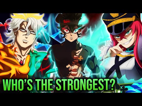 Asta vs Every Wizard King: All Wizard King RANKED From Weakest To Strongest (Black Clover)