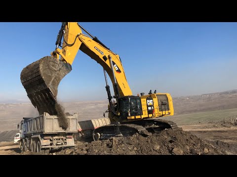 Caterpillar 6015B Excavator Loading Trucks With Two Passes - Sotiriadis Mining
