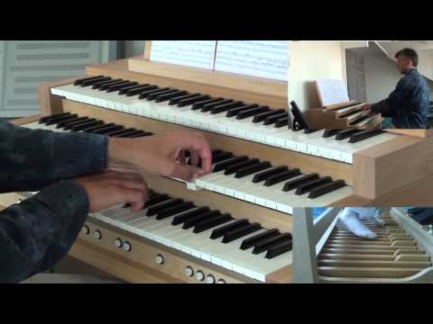 J.S. Bach: Sonata in c BWV 526, third movement - Willem Tanke, organ (
