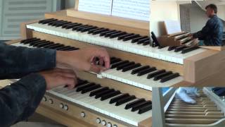 J.S. Bach: Sonata in c BWV 526, third movement - Willem Tanke, organ (